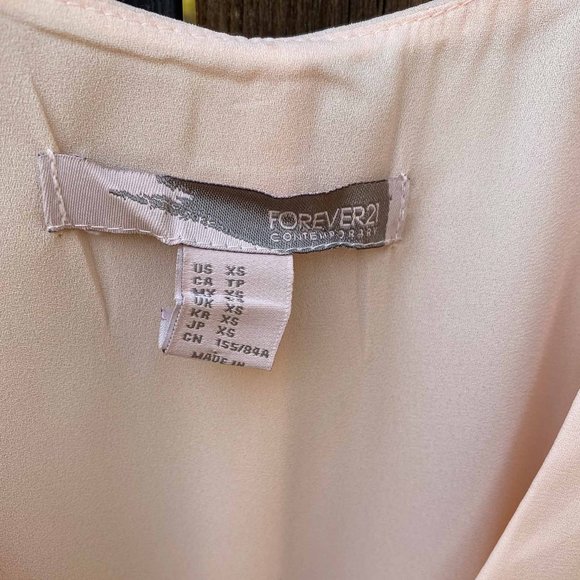 Forever 21 Light Pink Casual Wear Dress — Size Extra Small (XS) - Picture 3 of 6